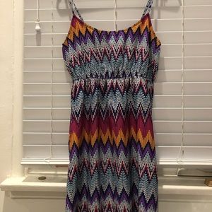 Roxy print strap dress